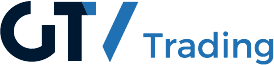 GT Trading logo with blue and gray design