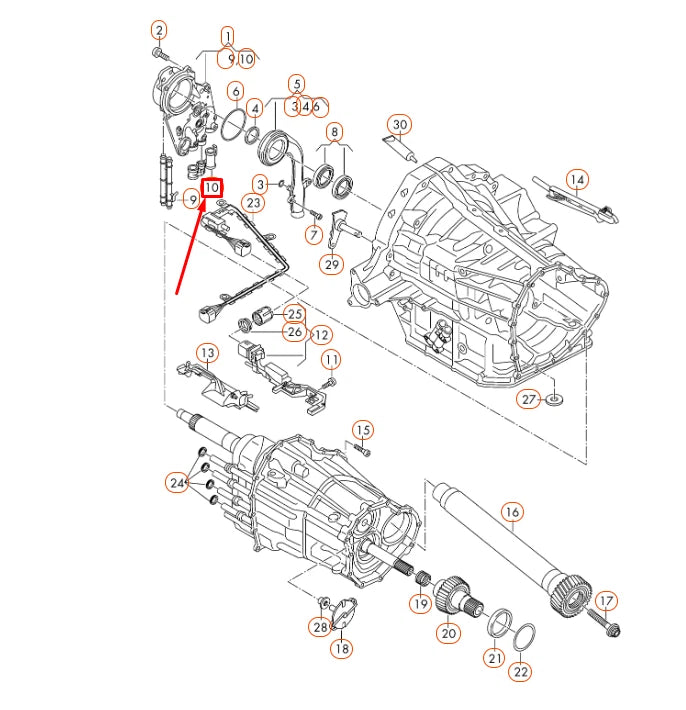 NEW AUDI A4 B8 OIL PIPE 0B5315105TA