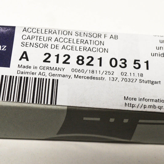 NEW MERCEDES BENZ E W212 FRONT IMPACT CRASH SENSOR A2128210351