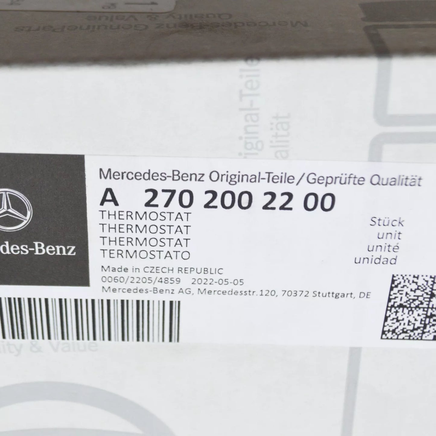 NEW MERCEDES-BENZ GLA X156 THERMOSTAT A2702002200
