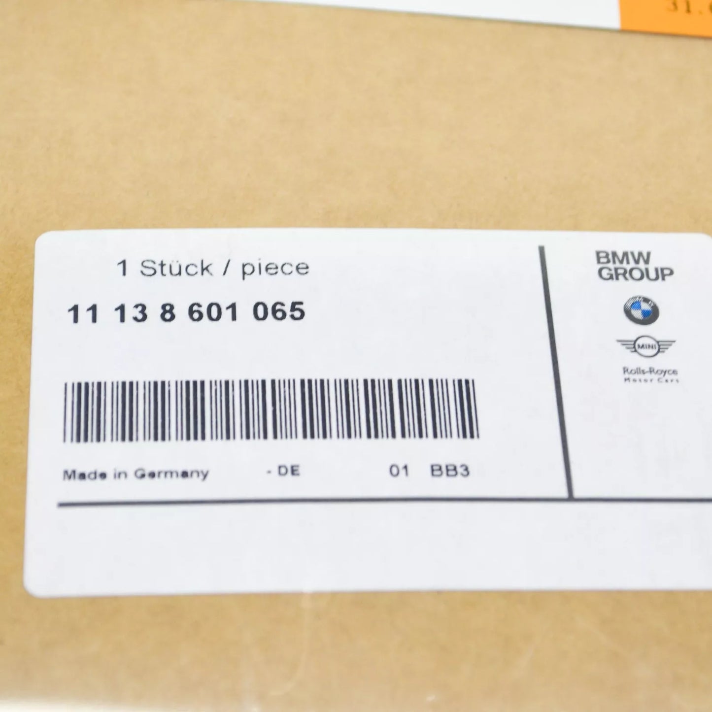 NEW BMW 5 G30 ENGINE OIL PAN GASKET 11138601065 ORIGINAL