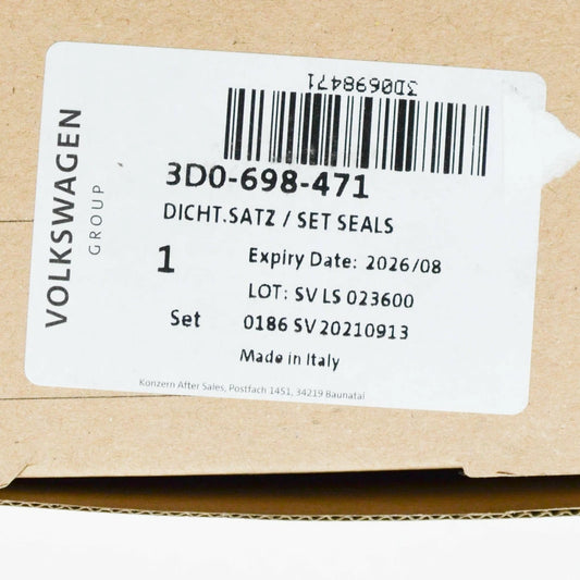 NEW AUDI R8 42 FRONT BRAKE CALIPER HOUSING GASKETS SET 3D0698471 ORIGINAL