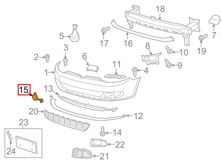 NEW VOLKSWAGEN GOLF MK6 FRONT BUMPER TOW EYE COVER 5K0807241DGRU 2012