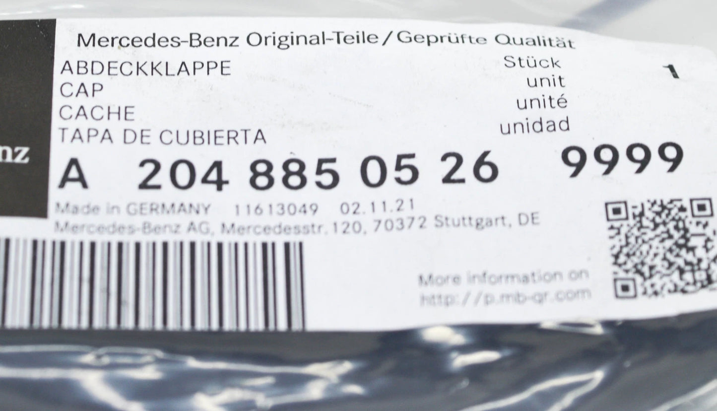 NEW MB C-CLASS W204 FRONT BUMPER TOW HOOK EYE COVER A20488505269999 2010