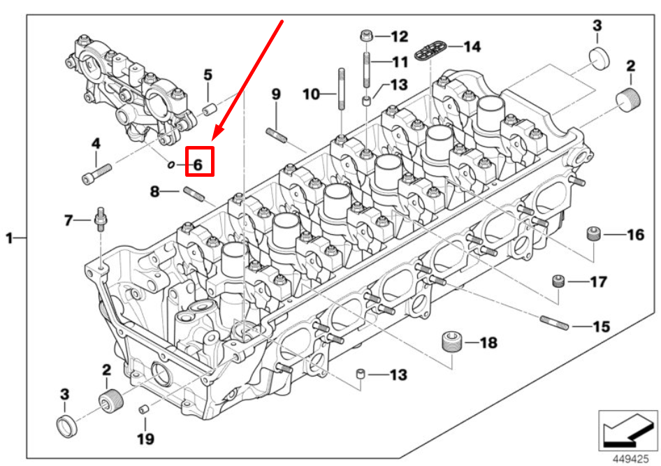 new bmw z4 coupe e86 upper timing cover sealing ring 11141736758 1736758