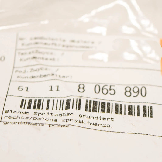 NEW BMW X6 F16 RIGHT HEADLIGHT WASHER COVER 51118065890 8065890 2016 ORIGINAL