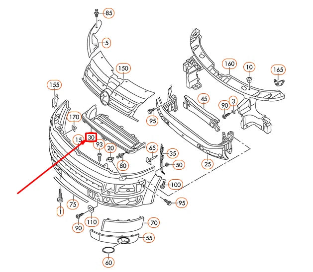 NEW VW TRANSPORTER T5 FRONT LOWER NOISE INSULATION PLATE 7E0805962B