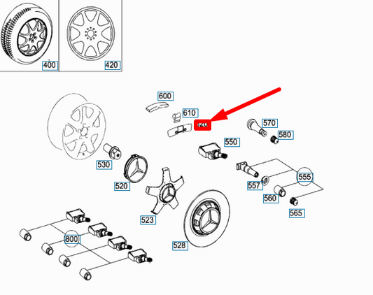 new mercedes-benz cla c117 wheel balance weight 5g a1714012794 original