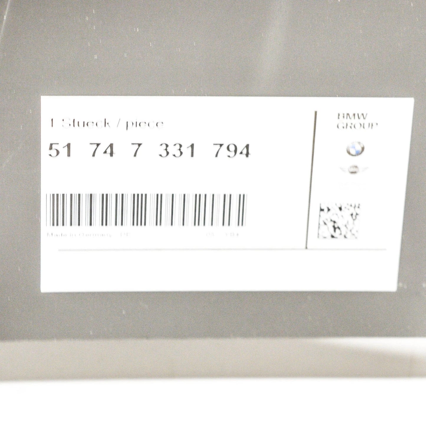 NEW BMW 5 GT F07 RADIATOR RIGHT AIR DUCT 51747331794 7331794 2015 ORIGINAL