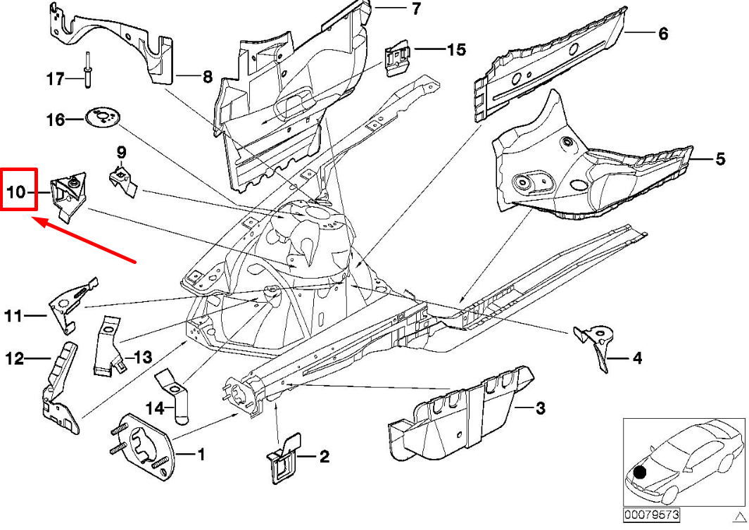 new bmw 3 e46 diagnosis plug/dsc bracket 41147026398 7026398 original