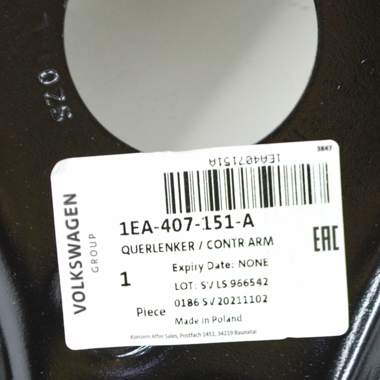 NEW VOLKSWAGEN ID.4 E21 FRONT LEFT LOWER WISHBONE CONTROL ARM 1EA407151A