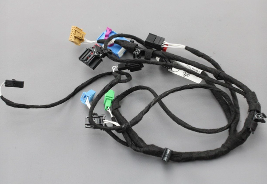 new vw tiguan ad left door trim panel cable harness rhd 5nc971558f original