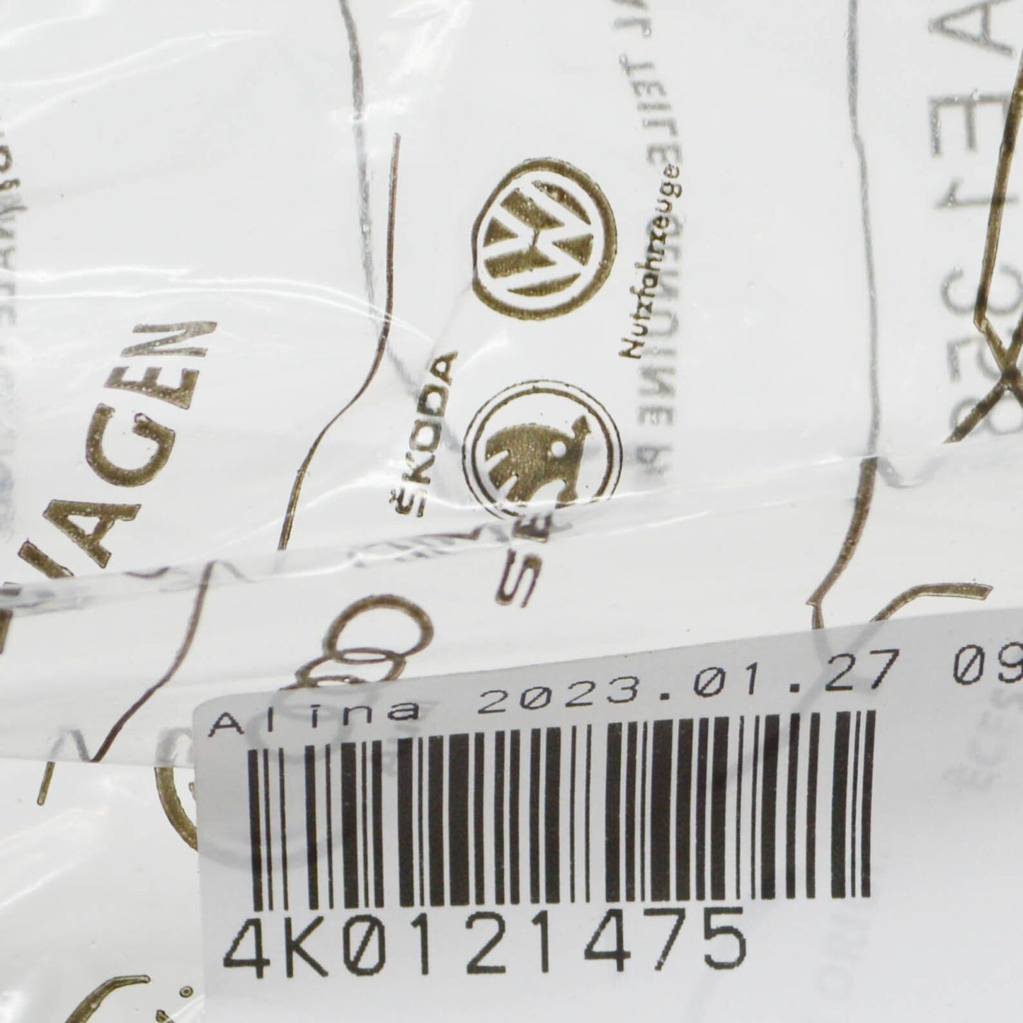 NEW AUDI A6 C8 COOLANT HOSE PIPE 4K0121475 ORIGINAL