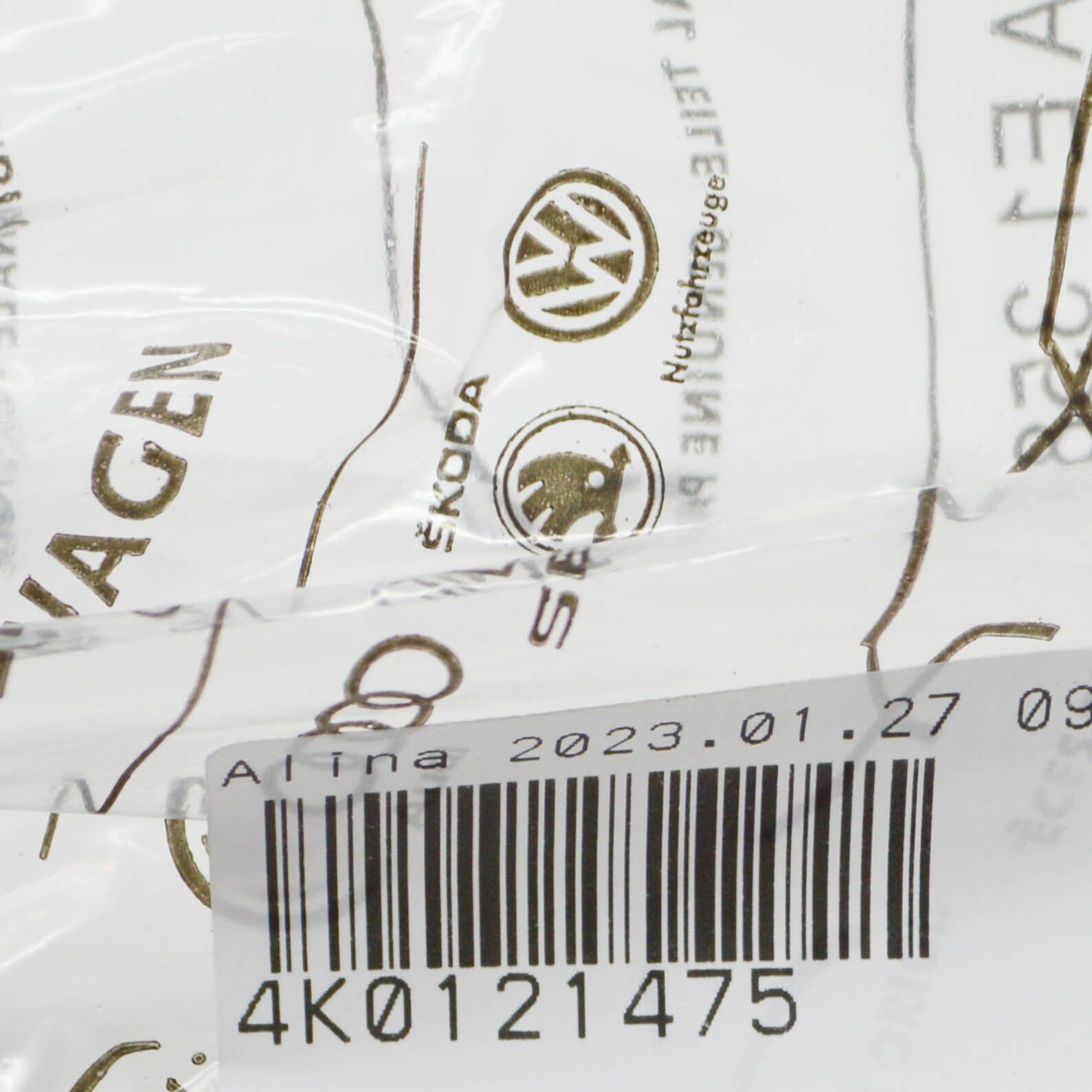 NEW AUDI A6 C8 COOLANT HOSE PIPE 4K0121475 ORIGINAL