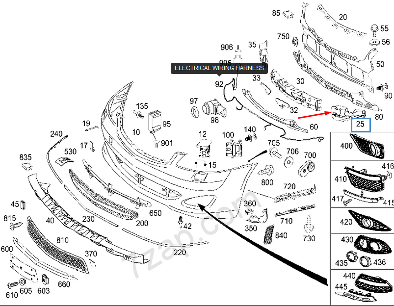 NEW MERCEDES-BENZ S-CLASS W221 FRONT LEFT IMPACT ABSORBER A2218855537 ORIGINAL