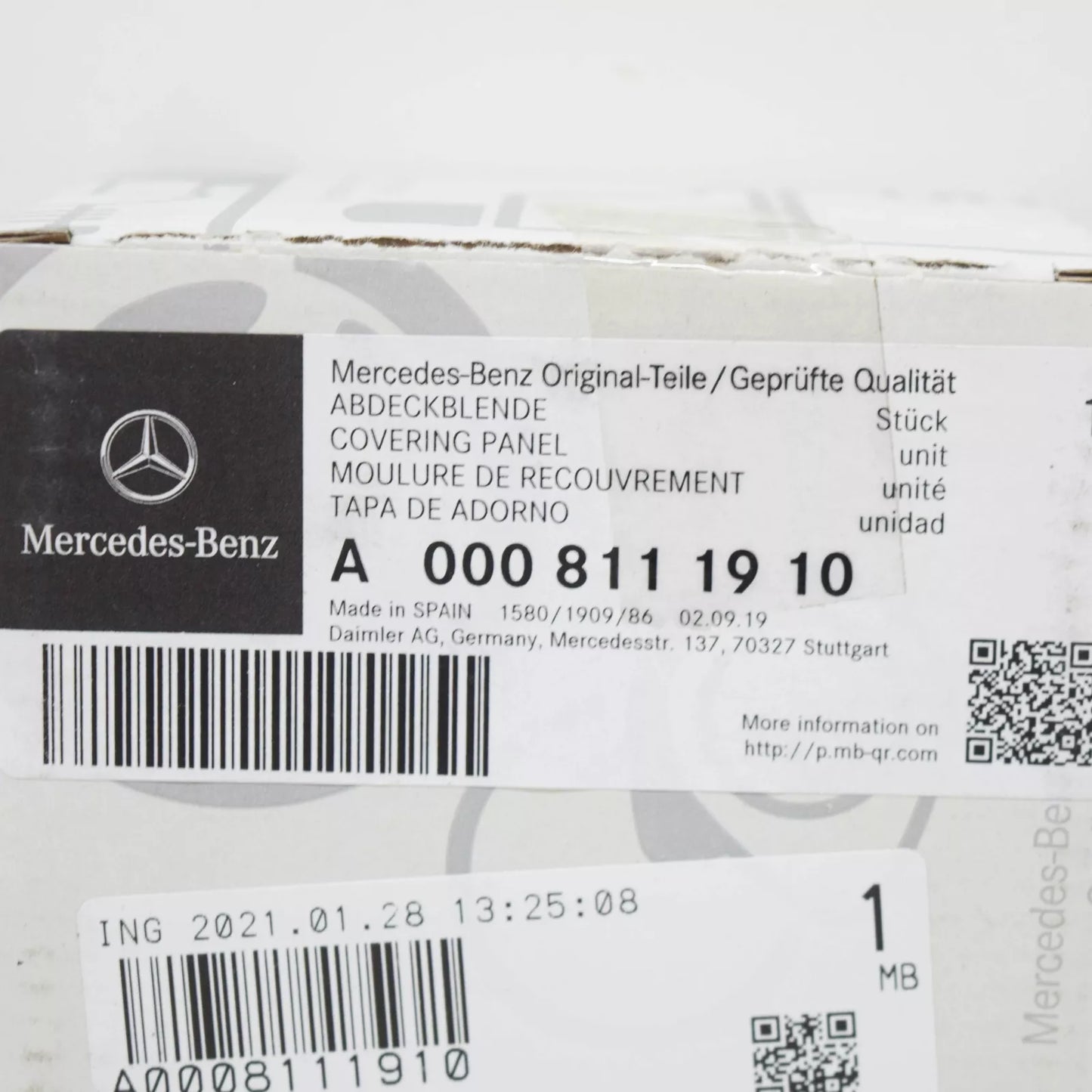 NEW MERCEDES-BENZ VITO W639 FRONT LEFT DOOR MIRROR COVER A0008111910