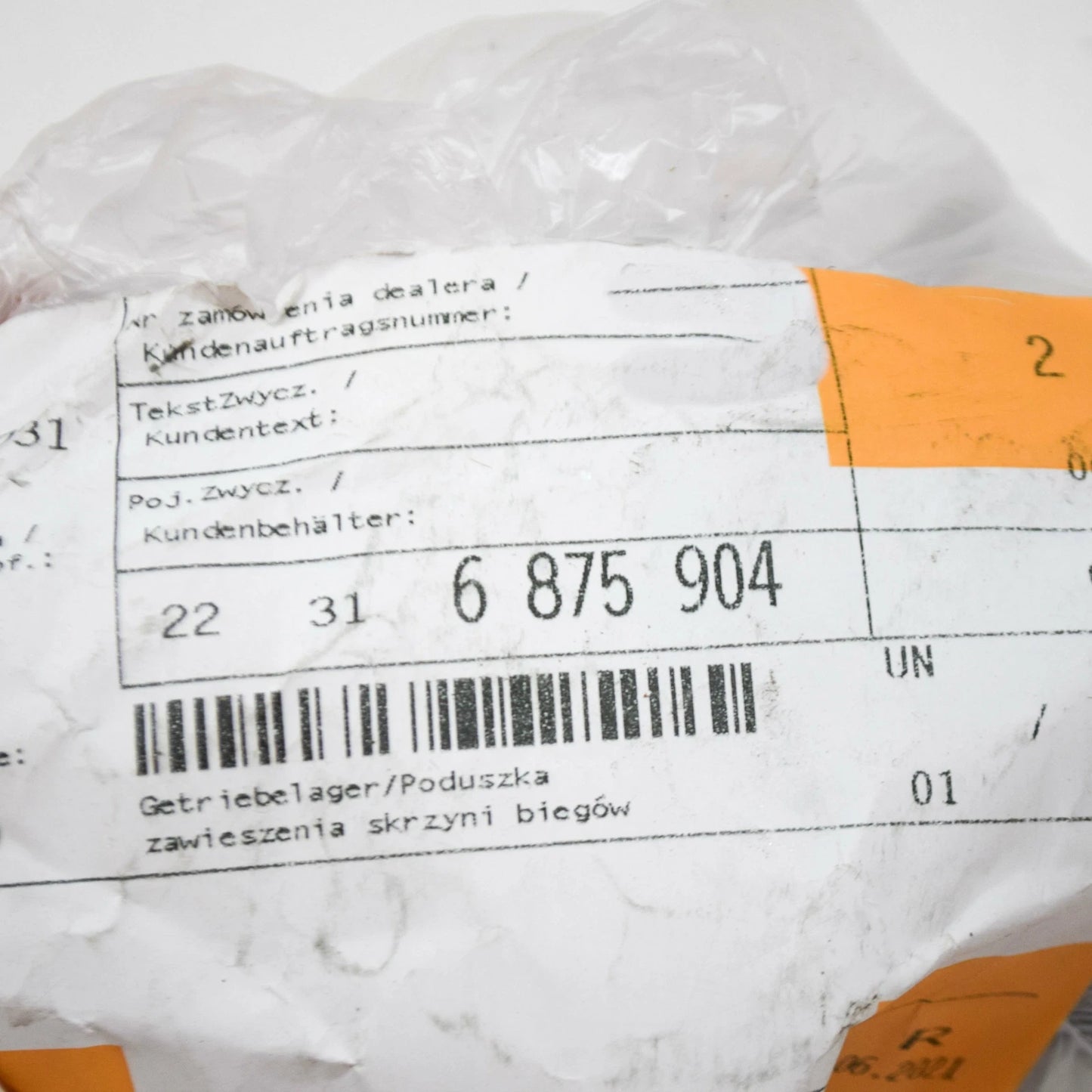 NEW BMW 1 F21 TRANSMISSION BEARING 22316875904 ORIGINAL