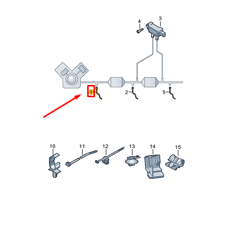 new audi a8 d5 lambda oxygen sensor 8w0906265ap original