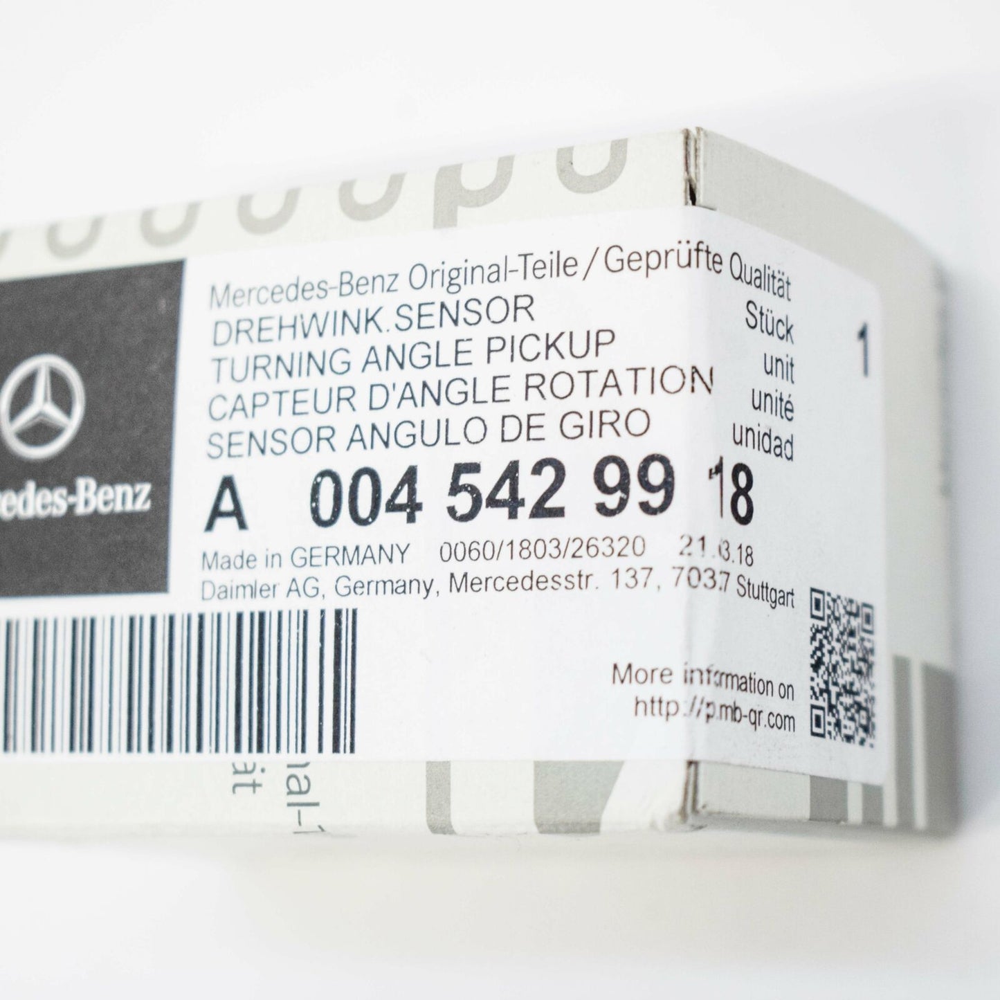 NEW MERCEDES-BENZ CLS C218 HEIGHT LEVER SENSOR A0045429918 2017 ORIGINAL