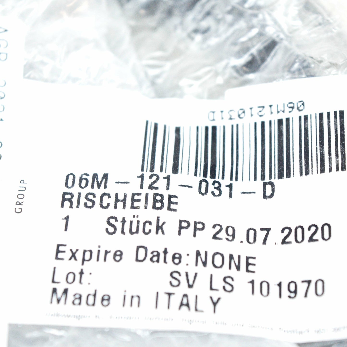 NEW AUDI Q7 4M ENGINE WATER PUMP PULLEY 06M121031D ORIGINAL