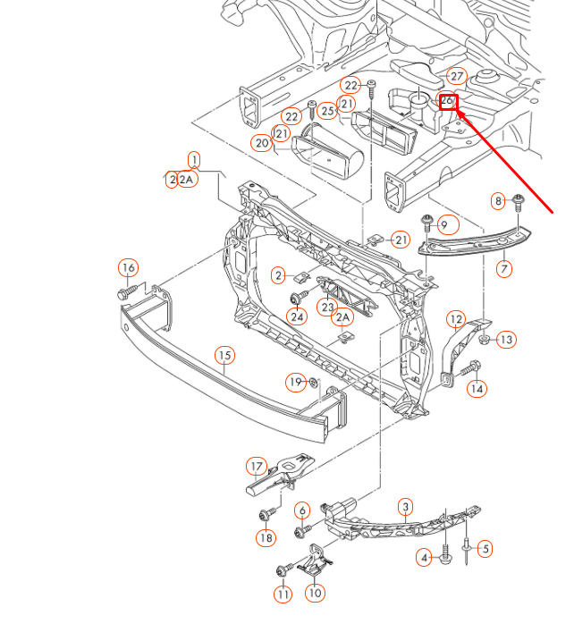 NEW AUDI Q3 8U AIR INTAKE DUCT 1KD8059629B9 ORIGINAL
