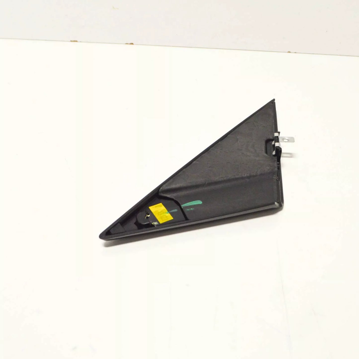 AUDI A7 11-16 LEFT N/S FRONT DOOR MIRROR TRIANGLE CORNER TRIM BLACK 12-17 NEW
