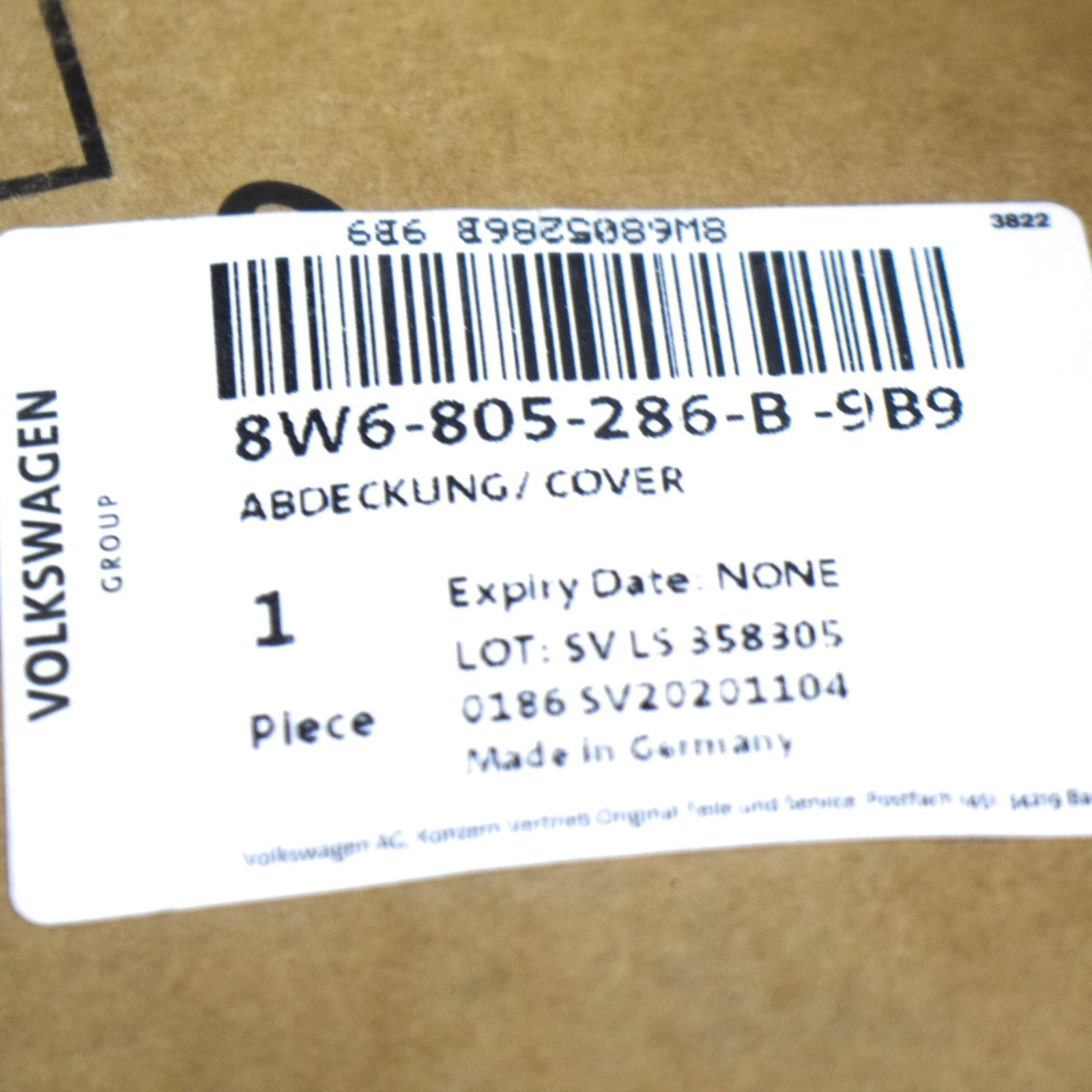 NEW AUDI A5 CABRIO 8W6 FRONT RIGHT HEADLIGHT BRACKET MOUNT 8W6805286B9B9