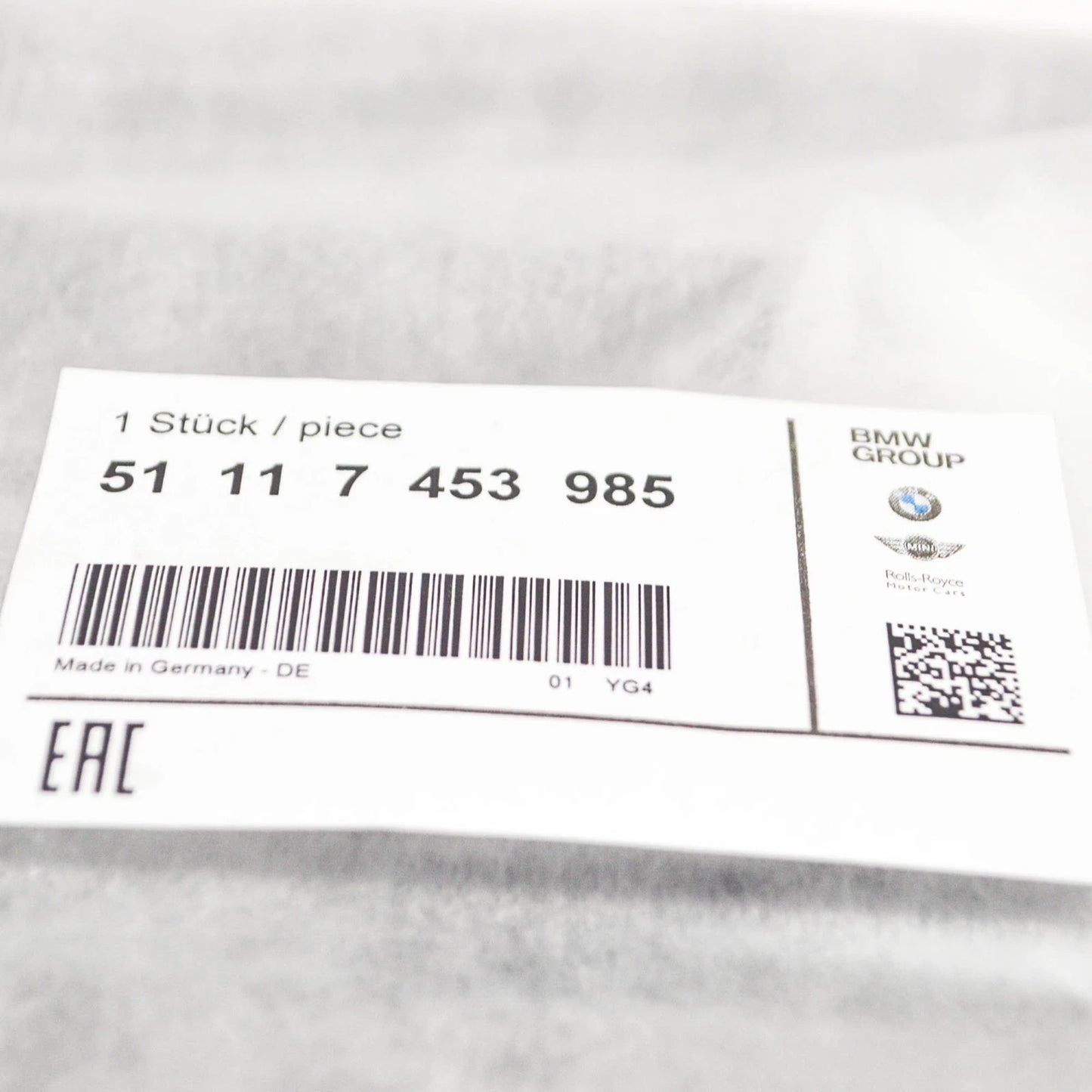 NEW BMW X1 F48 FRONT BUMPER LEFT CLOSED GRILLE 51117453985 7453985 2015 ORIGINAL