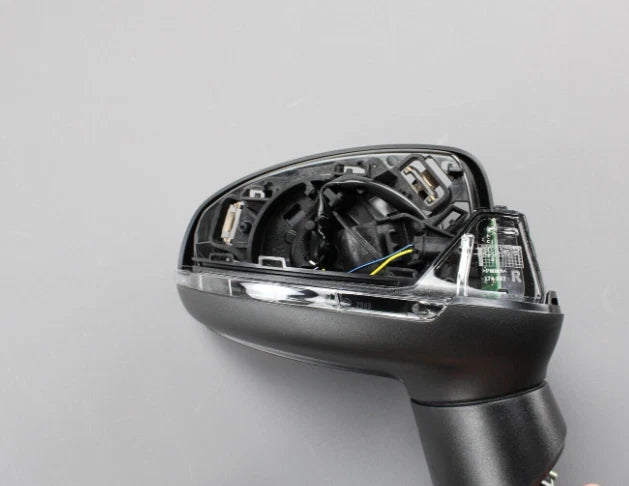 NEW AUDI A1 8X FRONT RIGHT WING MIRROR HOUSING RHD 8X2857410R9B9 2 ORIGINAL