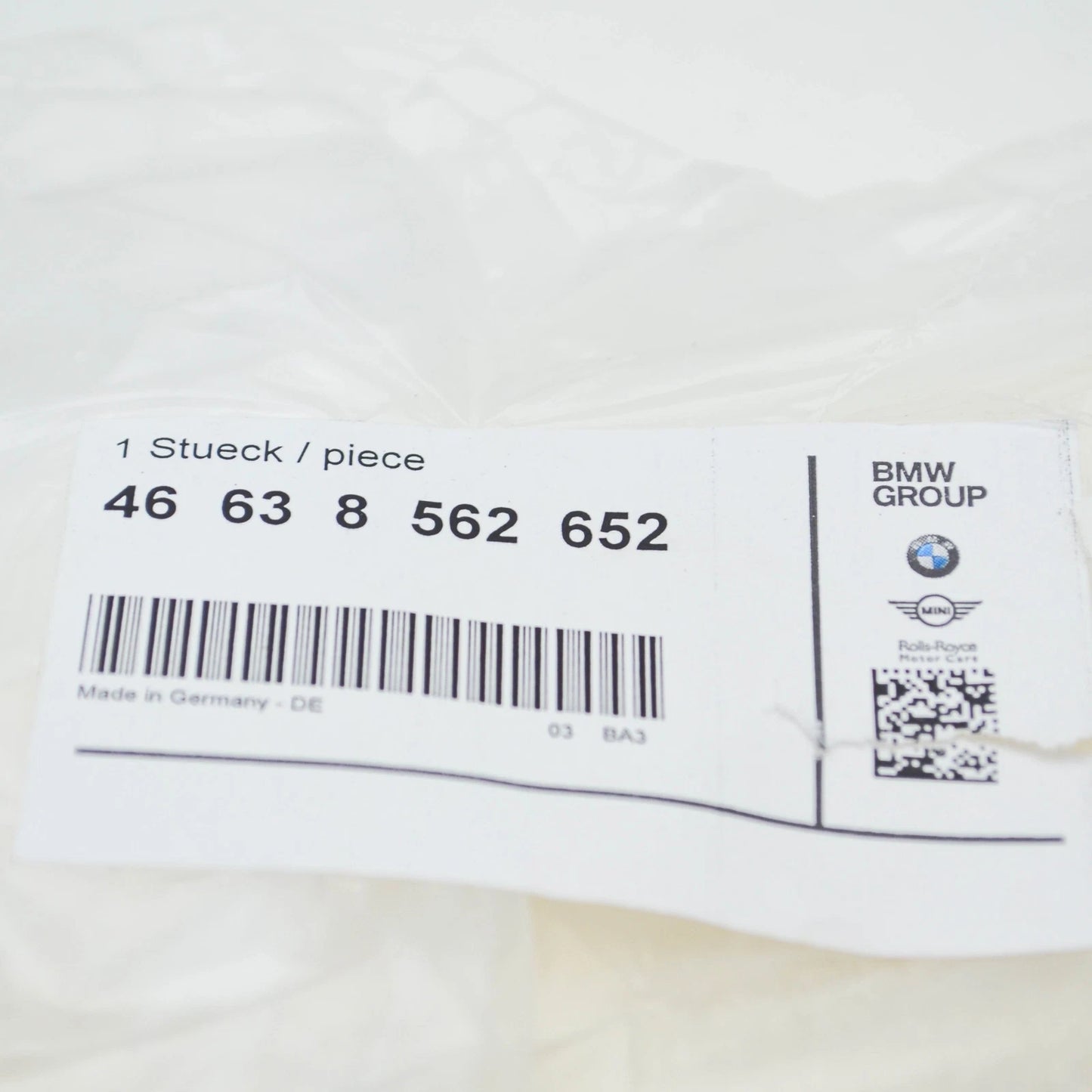 NEW BMW K 61 K1600 BAGGER RIGHT WINDOW DEFLECTOR 46638562652 ORIGINAL