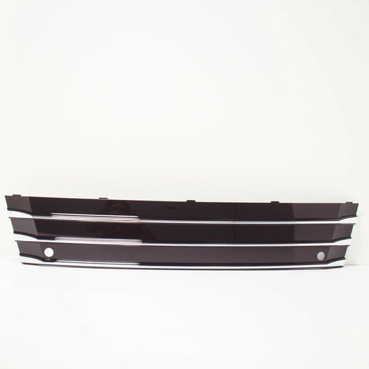 AUDI A7 11-14 FRONT GLOSS BLACK GRILL NUMBER PLATE FILLER DELETE 4G8807287A T94