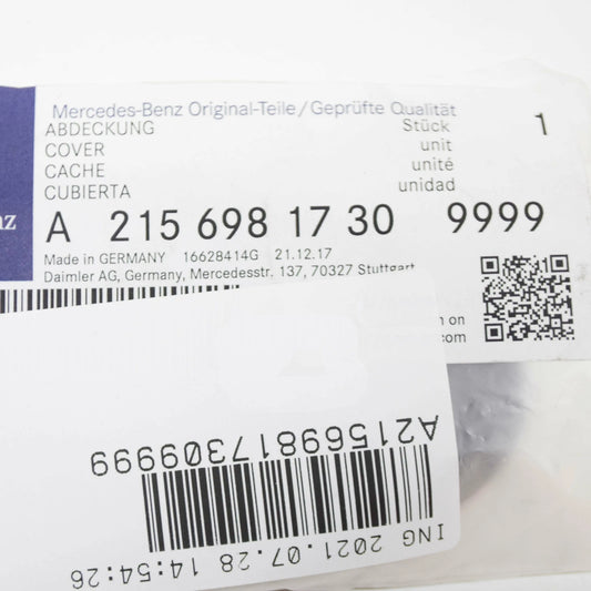 NEW MB CL C215 REAR LEFT RUNNING BOARD END CAP A21569817309999