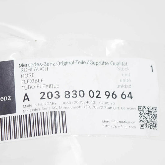 NEW MERCEDES-BENZ C-CLASS W203 HEATER HOSE A2038300296 ORIGINAL
