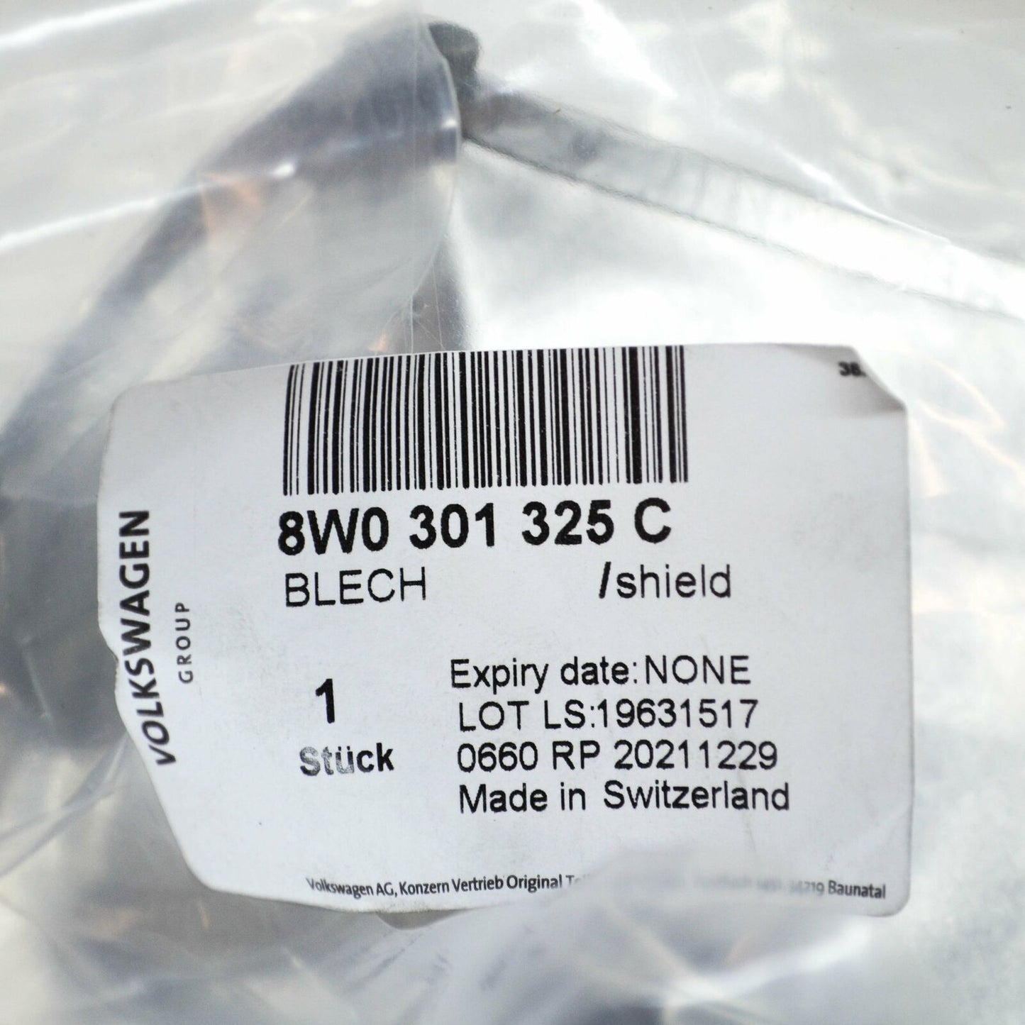 NEW AUDI Q5 FY EXHAUST HEAT SHIELD 8W0301325C ORIGINAL