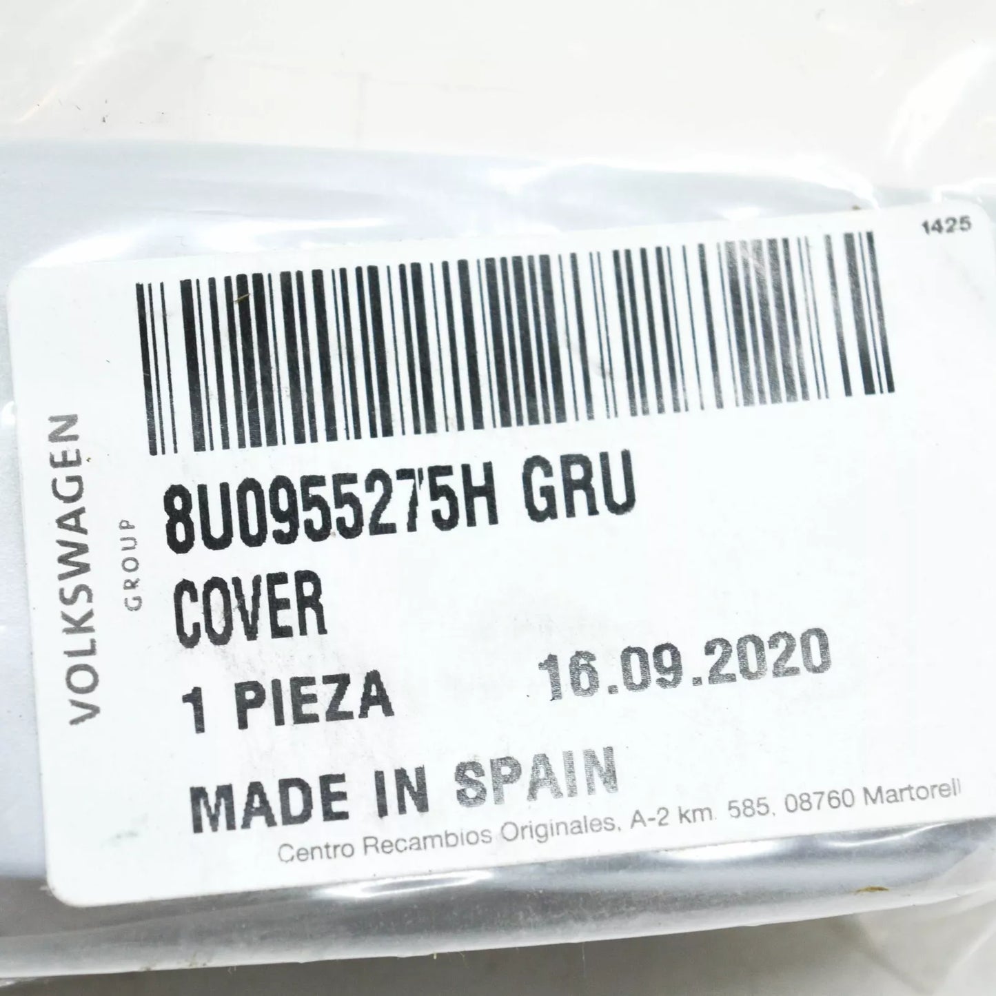 NEW AUDI Q3 8U FRONT LEFT HEADLIGHT WASHER COVER CAP 8U0955275HGRU ORIGINAL