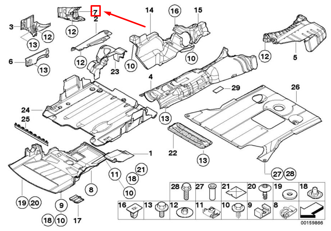 new bmw 3 e46 front wall heat resistant plate 51487893670 7893670 original