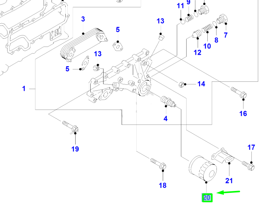 new ford ranger etmk2 oil filter element and gasket kit 1500912 original