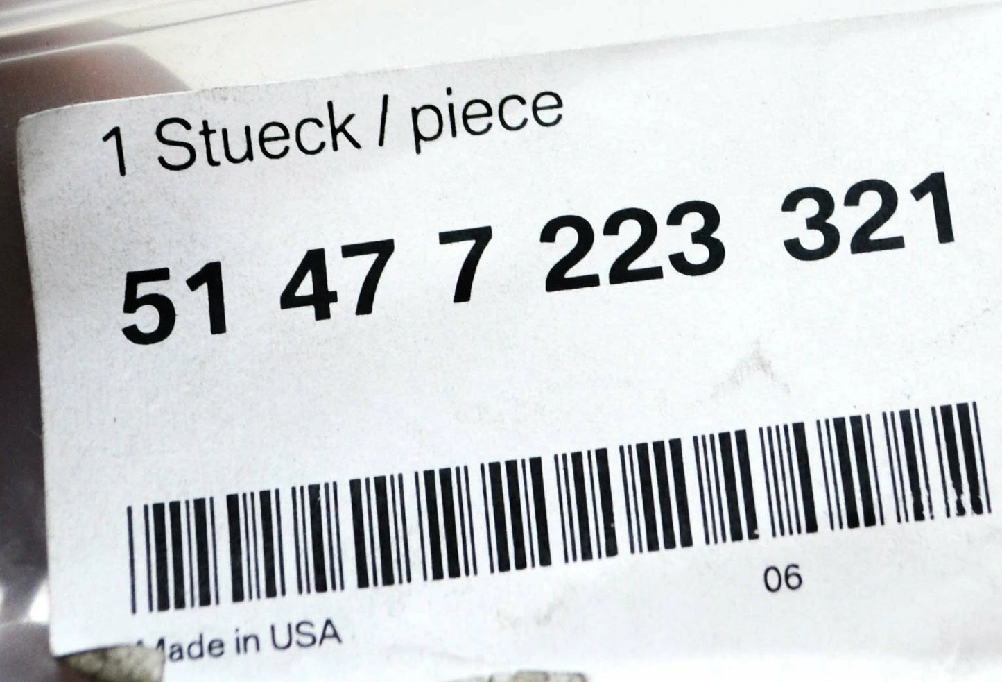 NEW BMW X3 F25 SUPPORT FOR WARNING TRIAGLE 51477223321 ORIGINAL