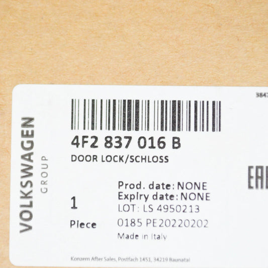 NEW AUDI A3 8P7 FRONT RIGHT DOOR LOCK SWITCH 4F2837016B ORIGINAL