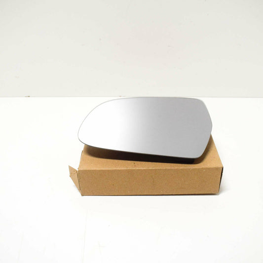 NEW AUDI A4 B8 FRONT LEFT MIRROR GLASS W/PLATE 8K0857535D ORIGINAL