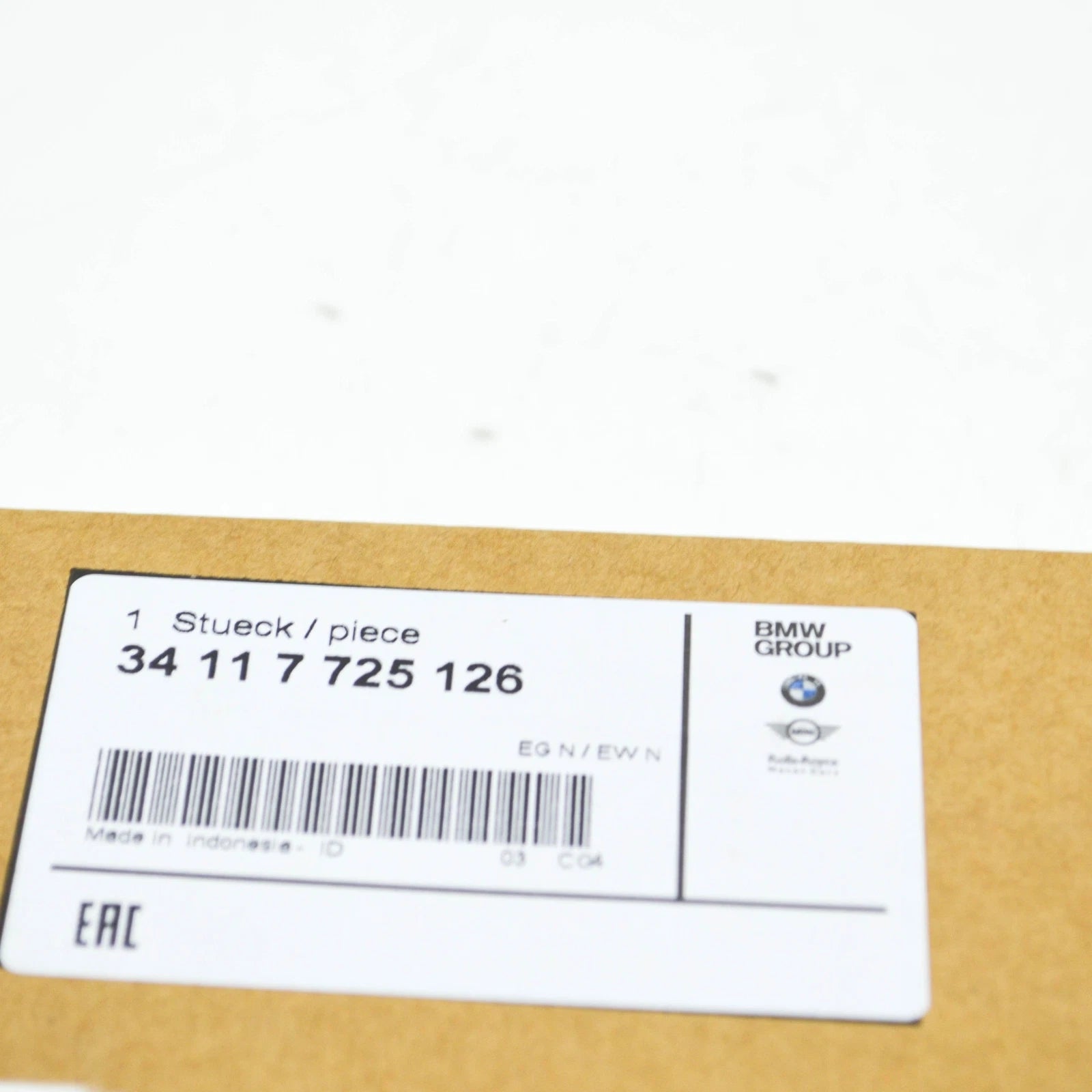 NEW BMW K17 C EVOLUTION 0C23 FRONT BRAKE DISC 7725126 34117725126 ORIGINAL