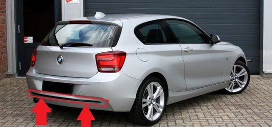 BMW F20 F21 SPORT LINE REAR BUMPER TRIM STRIP BLACK 7273796 NEW