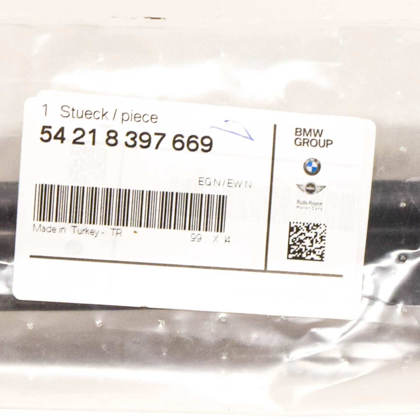 NEW BMW Z3 E36 HARDTOP LEFT WATER DEFLECTOR 54218397669 8397669 ORIGINAL