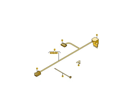 NEW AUDI A4 AVANT B9 MULTIMEDIA EQUIPMENT LEFT WIRING LOOM 4M0971366EN ORIGINAL