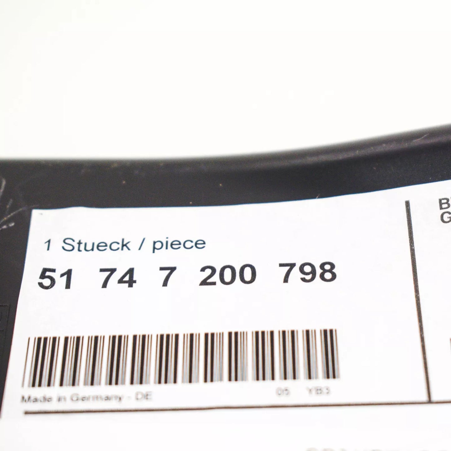 NEW BMW 5 F10 FRONT RIGHT AIR VENT DUCT 51747200798 7200798 ORIGINAL