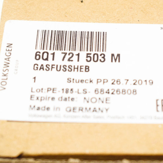 NEW AUDI A1 8X ACCELERATOR PEDAL LHD 6Q1721503M ORIGINAL