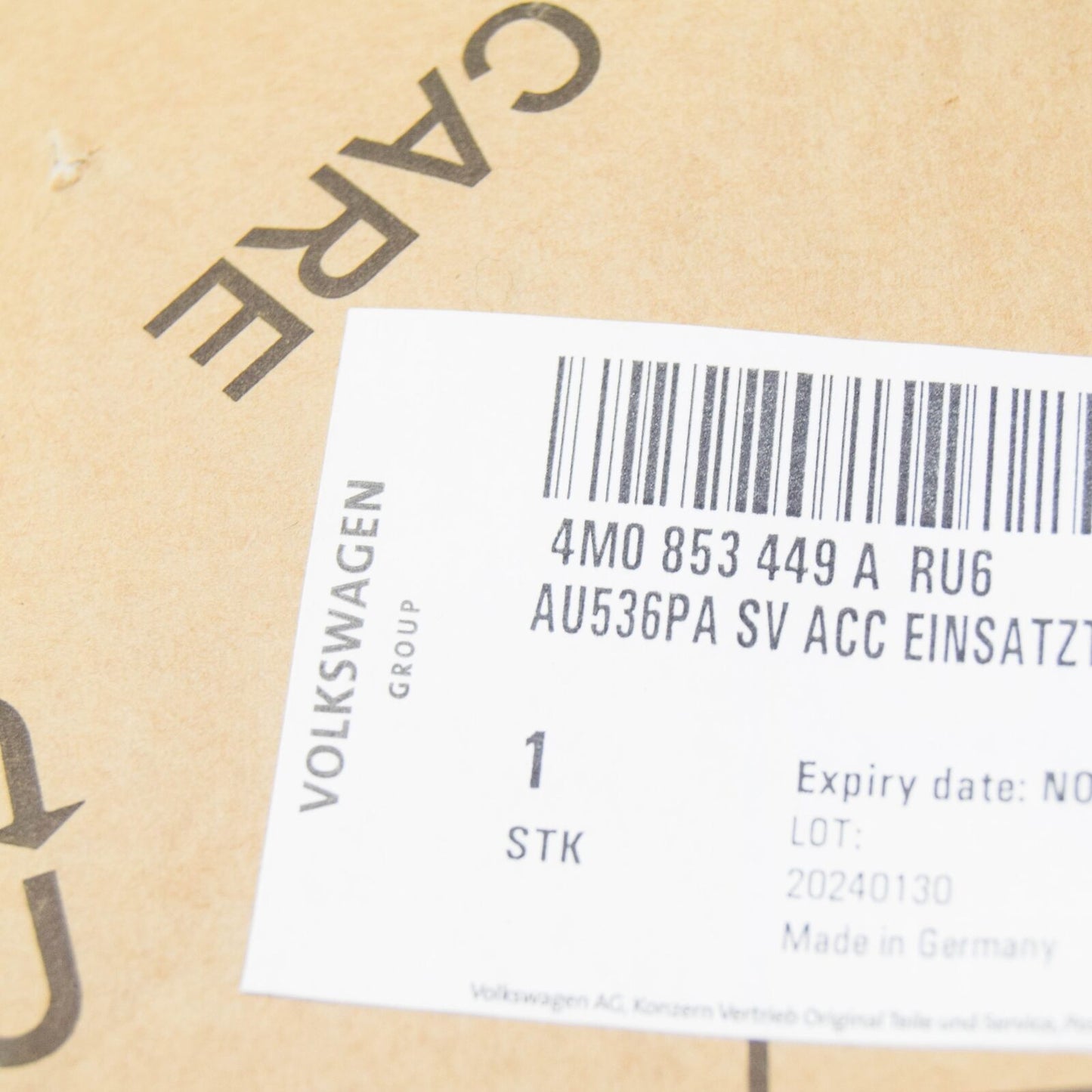 NEW AUDI Q7 4M FRONT LEFT RADIATOR GRILLE COVER CAP 4M0853449ARU6 ORIGINAL