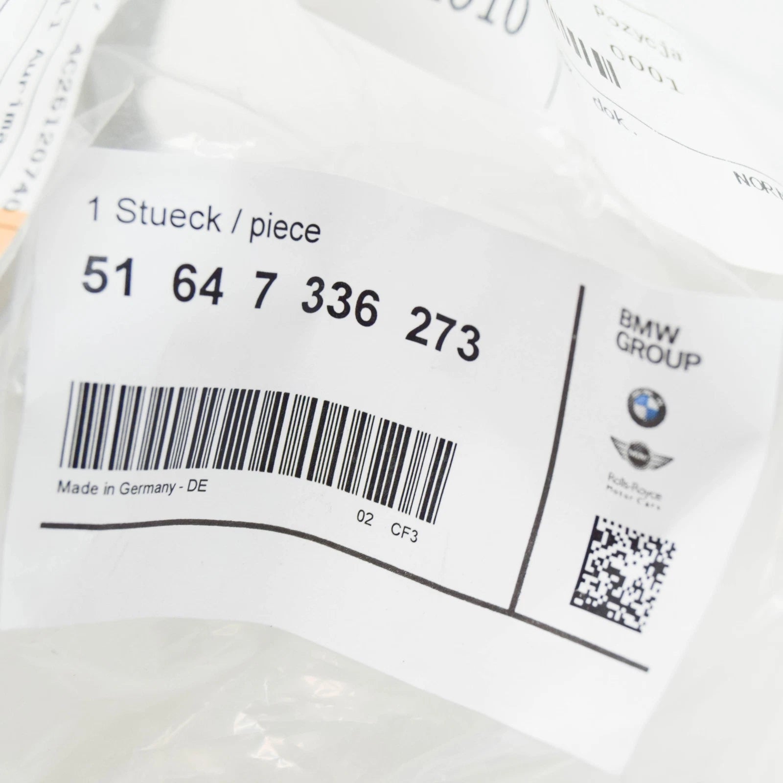 NEW BMW I8 I12 REAR LEFT DEFORMATION ELEMENT 51647336273 ORIGINAL