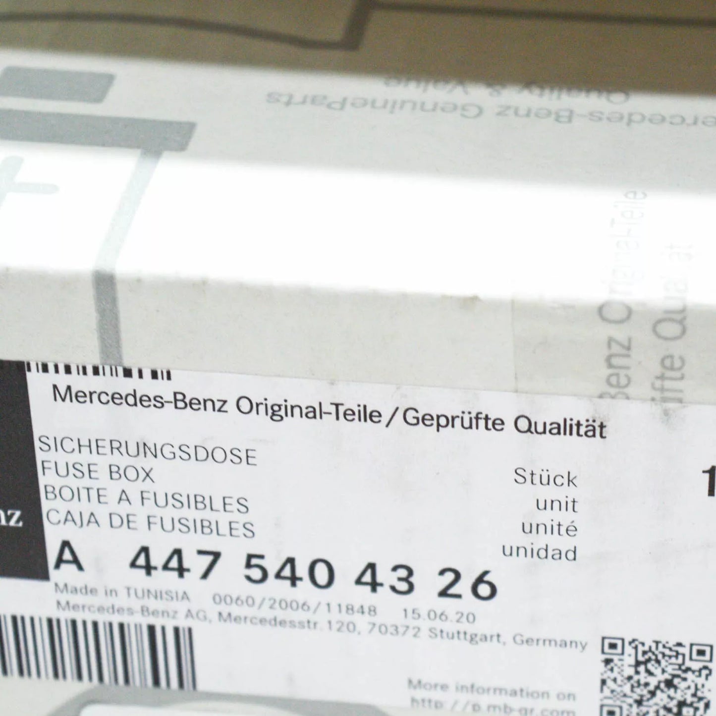 NEW MERCEDES BENZ VITO W447 FUSE BOX A4475404326