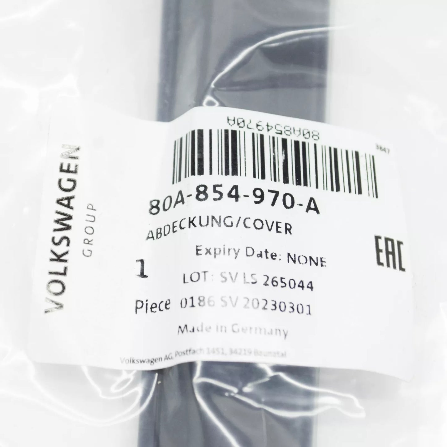 NEW AUDI Q5 FY FRONT RIGHT WHEEL COVER 80A854970A ORIGINAL